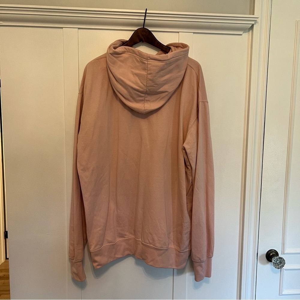 Women's Large Fleece Factory Pink Hoodie - Picture 6 of 8